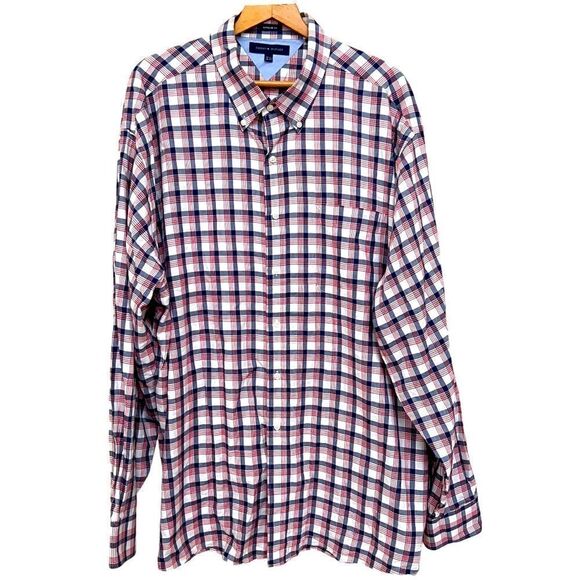 TOMMY HILFIGER SHIRT, Button Down Size 18-1/2 - Picture 1 of 4